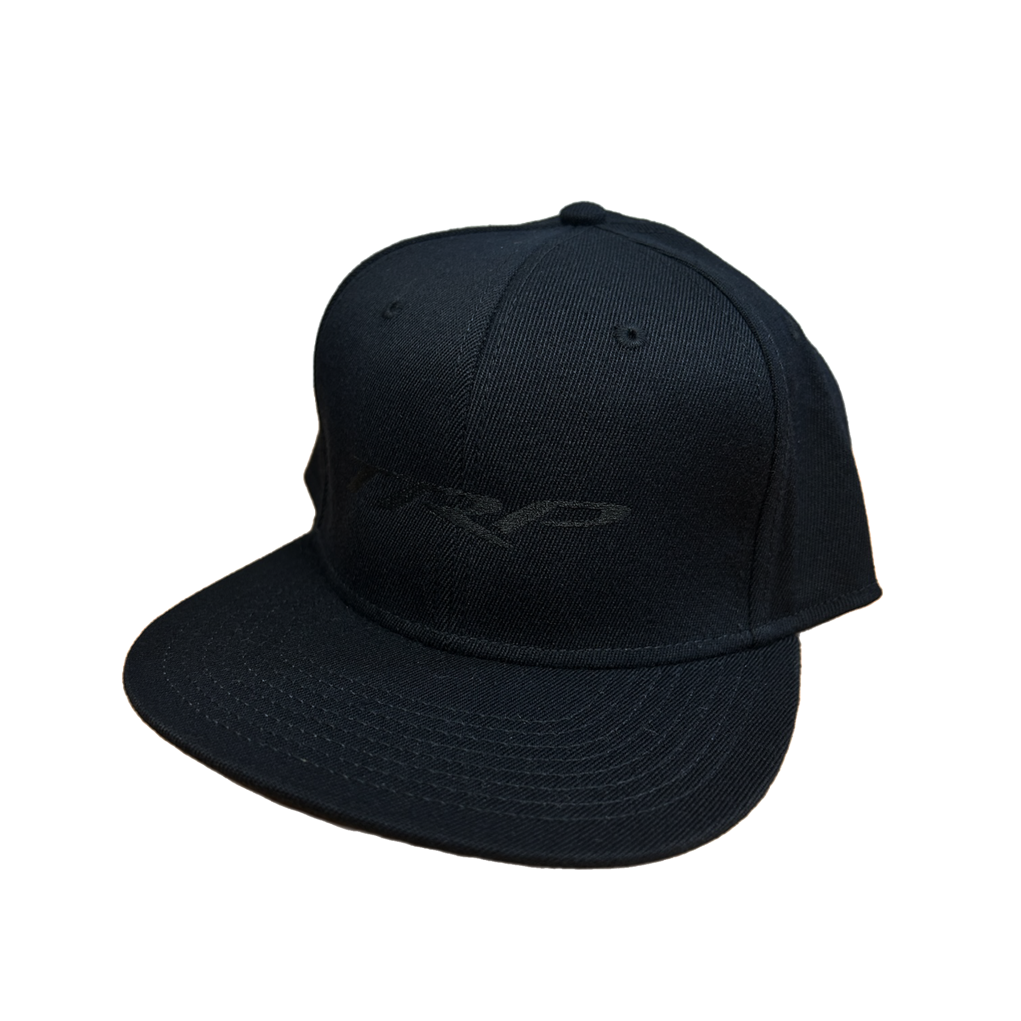 TRP Midnight Black Snapback W/ Black Logo Hat