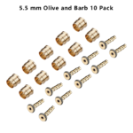 Olive and Barb 10-pack - 5.0 mm